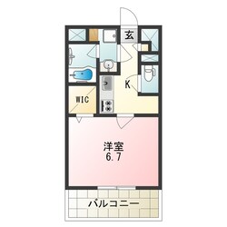 杉本町駅 徒歩3分 2階の物件間取画像